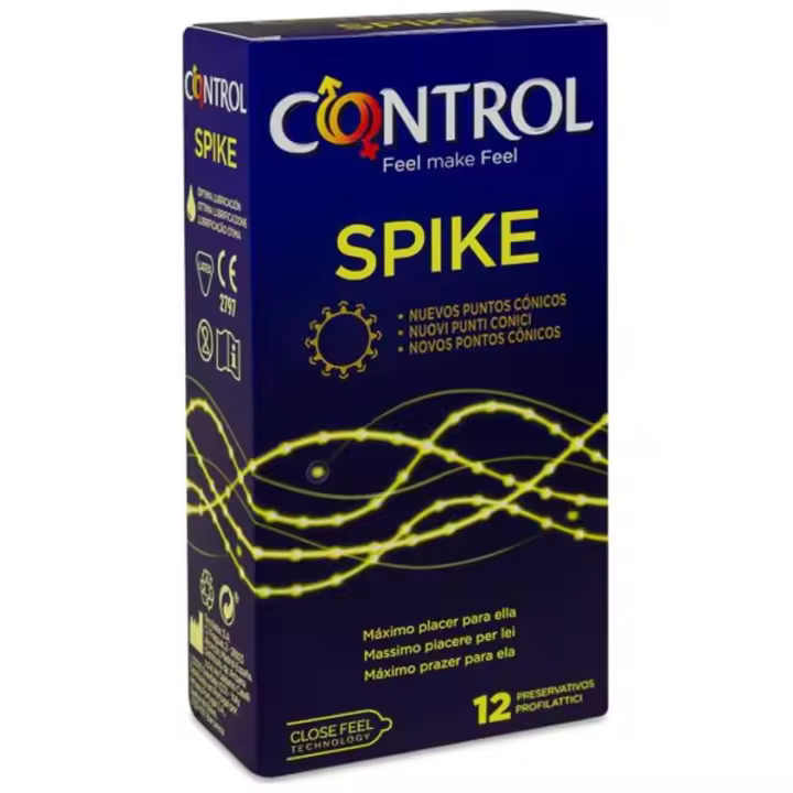 Control Preservativos Spike, 12 Uds - 1