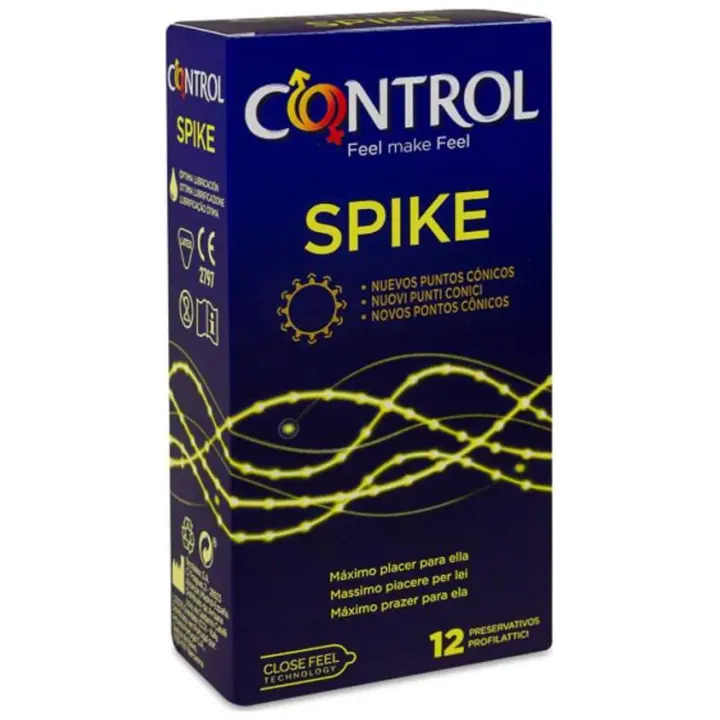 Control Preservativos Spike, 12 Uds - 1