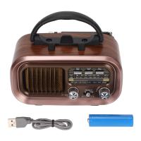 Altavoz Portátil Vintage Radio 3 Banda Multifuncional Bluetooth AM FM Para Interior Y Exterior VBESTLIFE Estilo Tabletop - details 0