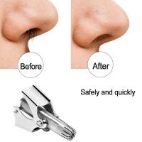 Afeitadora Manual Para Hombres Acero Inoxidable Lavable Portátil Apto Para Cabello De La Nariz Y Picos Tondeadora Para Nariz - details 1