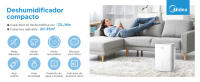 MIDEA Deshumidificador de Humedad Silencioso 12L con App Control hasta 35 m2 - Deshumificadores para Humedades en Habitación con Depósito Extraíble - Deshumificador Eléctrico Pequeño Bajo Consumo - details 0
