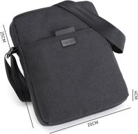 Bolso bandolera para 1 Hombre, Bandolera ajustable, Bolso bandolera con múltiples bolsos, maletín color Negro - details 0