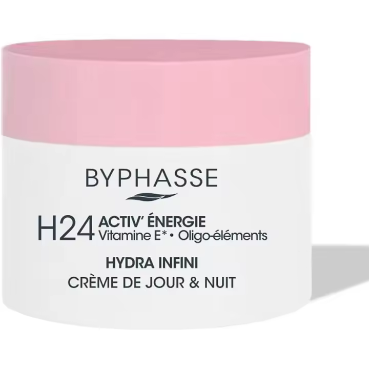 CREMA FACIAL HYDRA INFINI 24 h DIA Y NOCHE BYPHASSE 60 ML- Hidratación duradera 24 horas - 1