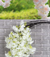 Vine De Cerezo Artificial De 140CM En Seda Para Decoración De Hogar Boda Jardín Fiesta Tienda Navidad Lujo Flor Falsa De Cerezo - details 7