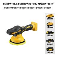Poliureadora De Coche Inalámbrica Ajustable En 8 Niveles Para Sellado Y Cera Con Batería Compatible Con Makita/Dewalt/Milwaukee 18V Herramienta De Pulido Y Enchastre - details 8