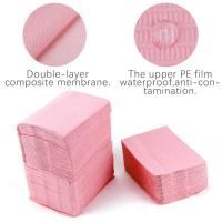 20/50PCS Algodón Descartable Para Tatuaje Cubierta De Mesa De Belleza Antifouling Impermeable Para Uñas Tamaño 45x33cm - details 2
