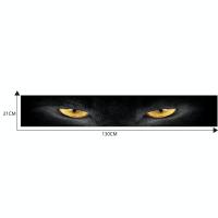 Pegatinas De Ventorznal Del Coche Con Efecto 3D Diseño Personalizado De Ojos De Lobo Y Patrón De Fantasma Interesantes Para Adornar El Parabrisas - details 6