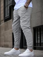 Pantalones Casuales Para Hombre Verano Transpirables Ideales Para Correr Y Fitness Con Bolsillos Talla Media Estilo Casual - details 2