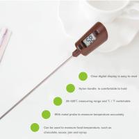 Termómetro digital para chocolate: espátula portátil para cocinar y dulces, lector de temperatura y agitador en uno, silicona de grado alimenticio. - details 1