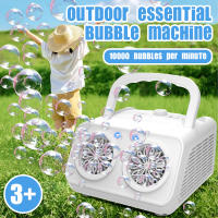 Máquina De Burbujas Automática Portátil De 26 Agujeros Para Escenario Sin Baterías Ni Agua De Burbujas Recomendada Para Edades 3-12 Años - details 2