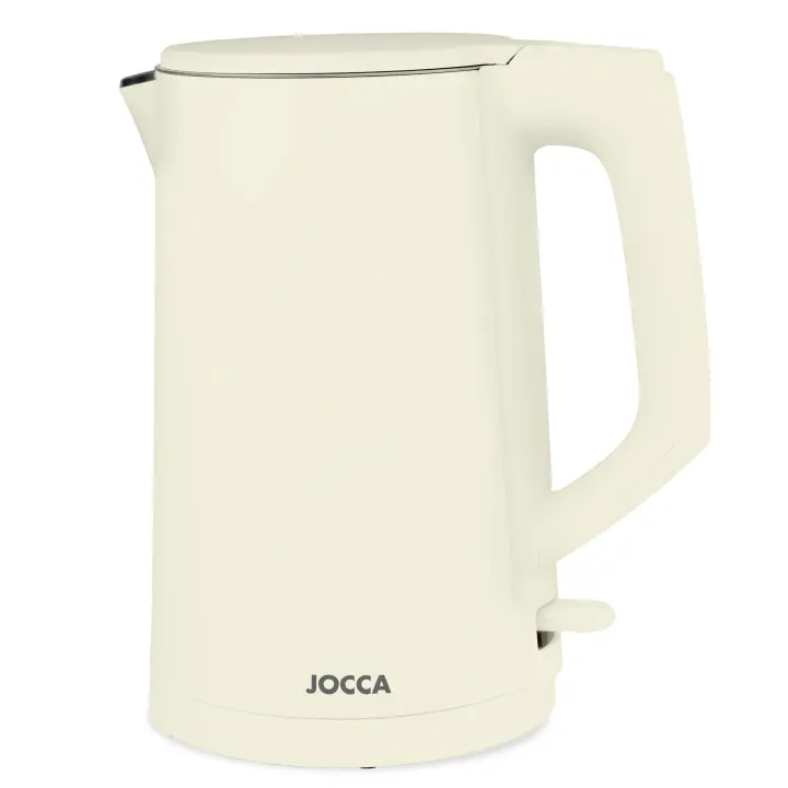 Hervidor Eléctrico Retro Jocca 1,7L acero inoxidable 304, con controlador de temperatura STRIX, tapa de seguridad, diseño vintage, 1500W de potencia, hervidor rápido y eficiente, ideal para infusiones y cocina diaria. - 1