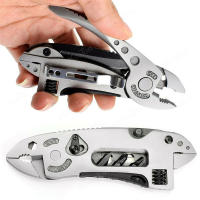 Cuchillo De Sobrevivencia Multifuncional Con Herramientas Ajustable Llave Destornillador Cortador De Alambre Y Tijeras Para Emergencias - details 0