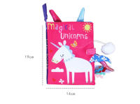 Libro De Tela Para Bebés 0-36M Juguete De Aprendizaje Temprano Interactivo Con Sonido Y Mosaico De Papel Libro De Rattle - details 3