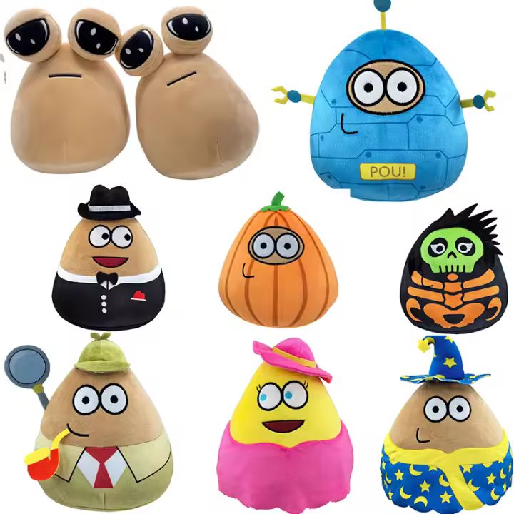 Nueva Estilo Juguete De Peluche Alienígena Mi Peluche Alien 22cm Furdiburb Emoción Alieno Muñeco De Peluche Pou Juguetes Para Todas Las Edades - 1