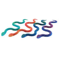 Modelo De Serpiente 3D Impreso De 30cm Adorno De Escritorio Para Acuario Decoración De Hogar Múltiples Articulaciones Activas Figura De Plástico - details 6