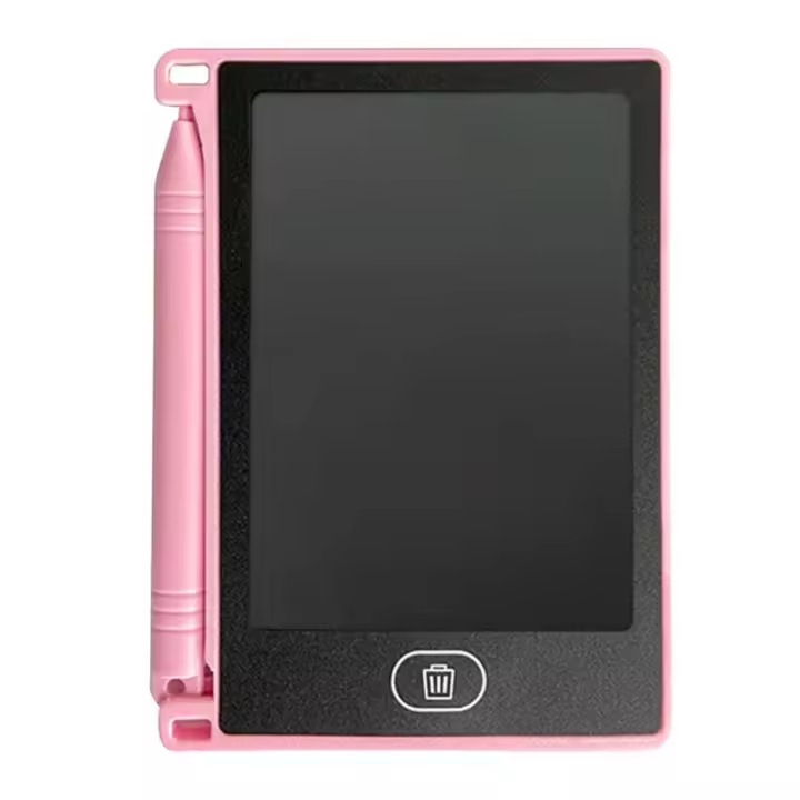 Tablero De Dibujo Electrónico Portátil Para Niños 4.4 Pulgadas Pizarra De Arena Monocromática Juguete De Graffiti De Plástico Sin Pinturas - 1
