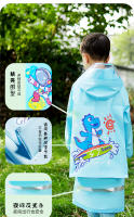 Chaqueta Impermeable Para Niños Con Mochila Dinosaurio Y Unicornio PVC Divertida Y Práctica Ropa Para Lluvia De Niños - details 7