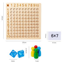 Juego De Tablero De Multiplicación Montessori De Madera Para Niños Juguete Educativo De Conteo Y Razonamiento Interactivo Edad Recomendada 6-12 Años - details 10