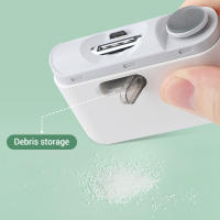 Tijeras Eléctricas De Uñas Con Luz LED 2en1 Amoladora Automática Para Bebés Y Adultos Herramientas De Manicura Mini Para Cuidado De Las Uñas - details 1