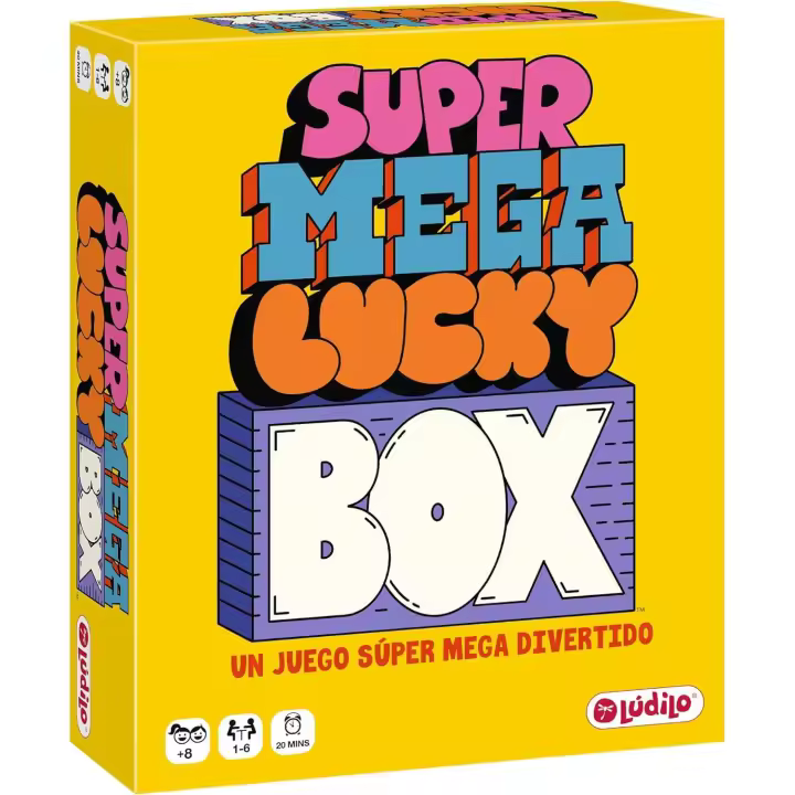 Ludilo - Super Mega Lucky Box  Juegos De Mesa Niños 8 Años Y Adultos  Juegos De Cartas para Niños Y Adultos  Juegos Reunidos 1 A 6 Jugadores  Juegos De Mesa Niños - 1