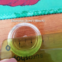 50pcs Botellas De Crema Mini Para Cosméticos Transparentes De 2.5g Jars De Nail Art Contenedores Pequeños Para Balms - details 4