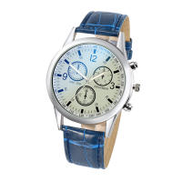 Reloj De Lujo De Cuarzo Con Dial De Acero Inoxidable Reloj Casual De Pulsera Material De Correa De Cuero Estilo Fashion & Casual - details 18