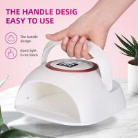 Lámpara LED UV Recargable 72W Para Uñas Profesional Con 3 Configuraciones De Tiempo Y Sensor Automático Para Herramientas De Arte En Las Uñas En Casa - details 1