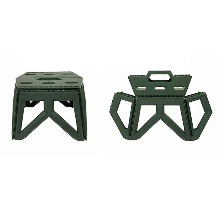 Taburete plegable portátil al aire libre-Silla de alta carga para Camping Pesca Playa - 1