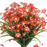 Bouquet De Flores Artificiales De Margarita Blanca Para Decoración De Hogar Y Jardín Estilo Seda Para Bodas Y Fiestas - details 7