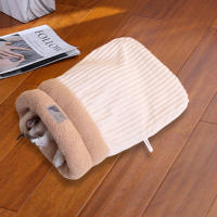 Bolsa De Dormir Para Gato Suave Y Cálida Cama De Gato Divertida Con Tunnel Nido Cómodo Para Perros Y Gatos De 5-8kg Accesorios Para Mascotas - details 5