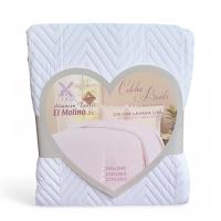 Colcha Bouti Blanca Lavada Lisa | Estilo Minimalista y Acolchado Elegante | Microfibra Ligera | Para Hogares y Hoteles - details 6