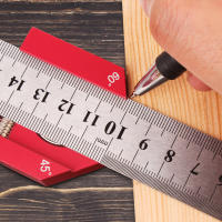 Bloque De Posicionamiento De Aluminio Y Acero Para Ruler Con Limitación De 45/90 Grados Bloque De Medición De 3mm Para Trabajos De Madera - details 5