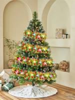 Guirnalda De Navidad Dingion De 16 Pies Con LED Y Metálico Brillante Decoraciones Gruesas Para Adornar Árbol Y Fiestas De Navidad Internas - details 0