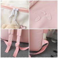 Mochila Grande De Estilo INS Impermeable Y Multifuncional En Nylon Para Escuela Y Viajes Mochila De Escuela Rucksack Para Hombres Y Mujeres - details 5