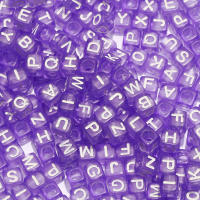 100pcs Cuentas De Letras Cuadradas 6mm Negro Y Oro Aleación De Acrílico Para Manualidades Y Creación De Joyas DIY - details 17