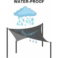 Toldo Vela de Sombra, Lona Rectangular de Protección Solar, Toldo para Coche Resistente a los Rayos UV con Cuerda y Lazos para Jardín, Terraza, Balcón, Camping, Pérgola, Verde (2x2m) - details 2