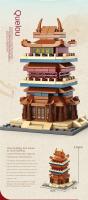 Modelos De Bloques De Construcción Estilo Chino Torre Del Pájaro Amarillo Paisajes Históricos Juguete Educativo Para Niños 6-12 Años - details 1