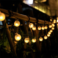 Lámpara De Cristal Solar Con Cadena De Luces LED 20/50/100 8 Modos Impermeable Para Exterior Decoración De Jardín Fiesta Patio - details 11