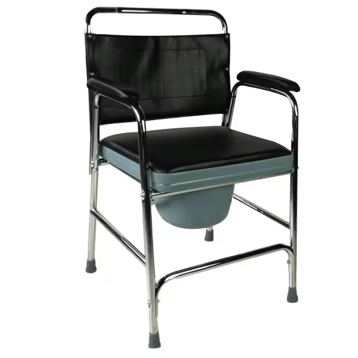 Mobiclinic Velero Silla WC Inodoro adultos Acolchada Tapa Conteras Antideslizantes Acero Marca Española Asiento y Reposabrazos Acolchados Bidet incorporado Personas mayores Portátil - 1