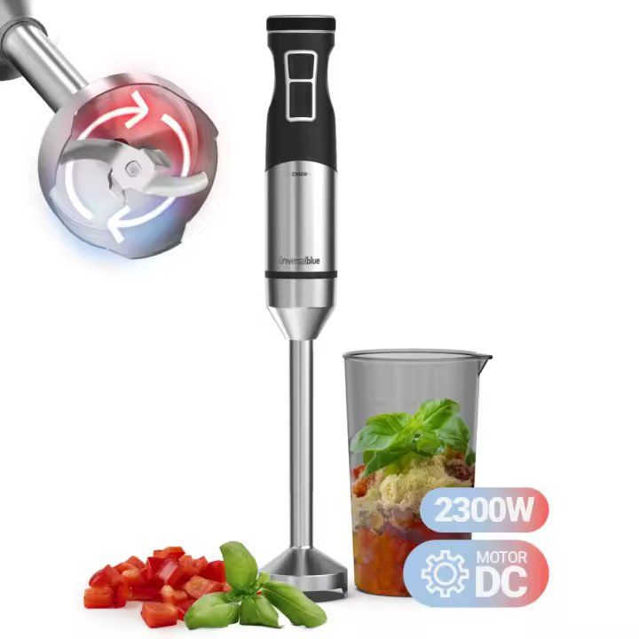 Batidora de Mano Negra e Inox 2300W | UNIVERSALBLUE - 1