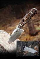 Cuchillo De Fija Sanrenmu S725P Con Funda 14C28N Para Camping Al Aire Libre Supervivencia Táctica Caza Herramienta EDC Combate Mejor - details 4