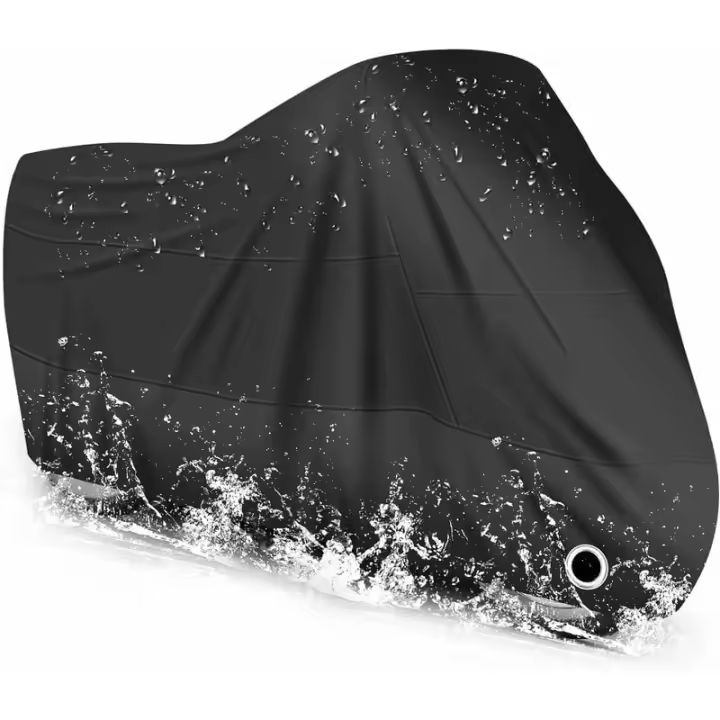 Funda protectora waterproof para moto, weatherproof frío y 210T (XL-230x95x125cm) - 1