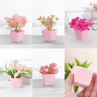 Juego De 5 Plantas Decorativas En Macetas Para Decoración De Hogar Oficina Foyer Jardín Y Courtyard Estilo Bonsái De Plástico - details 6
