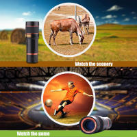 Lente De Teléfono Móvil Con Zoom De 12X Y Telescopio Externo Universal Clip Para Ver Juegos De Fútbol Y Reloj - details 0