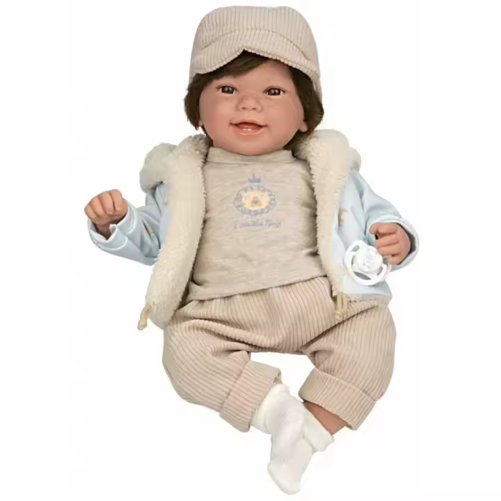 Muñeco Elegance 45 cm ZOE con mecanismo risa 65369 - 1