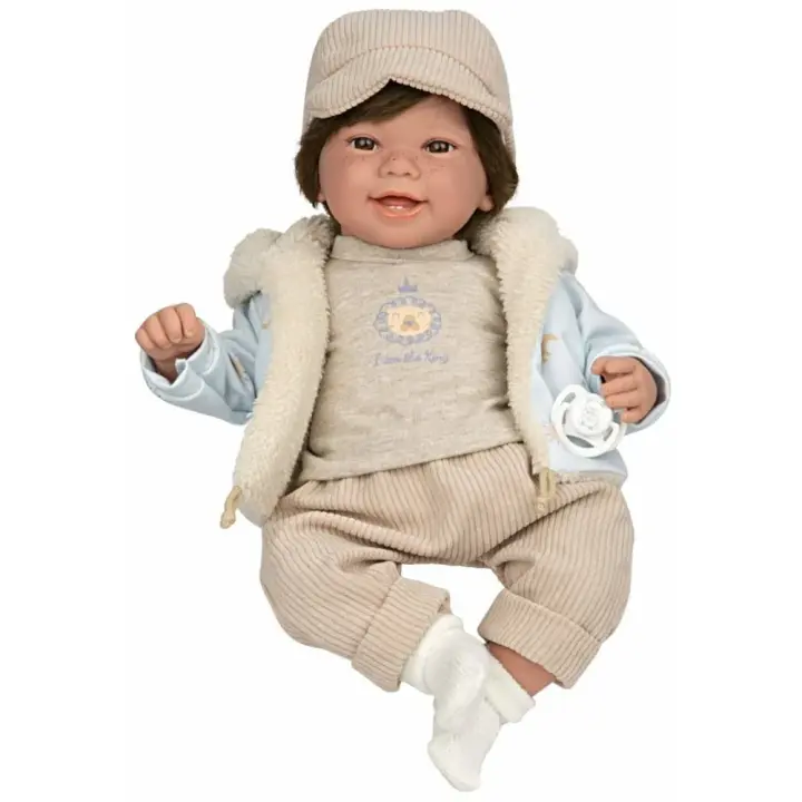 Muñeco Elegance 45 cm ZOE con mecanismo risa 65369 - 1