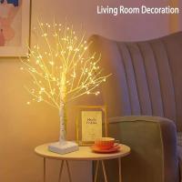Árbol De Navidad Con 144 Lámparas LED Blanco Cálido Para Decoración De Fiestas Y Vacaciones Con Alimentación USB Regalo Para Halloween Y Pascua - details 0
