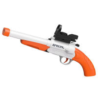 Pistola De Tiro Manual Doble Calibre S686 Juguetes De Armas De Fuego Seguras Para Niños Con Bala Suave Y Dardo De Espuma Material De Plástico Para Juegos De Niños Y Adolescentes - details 4