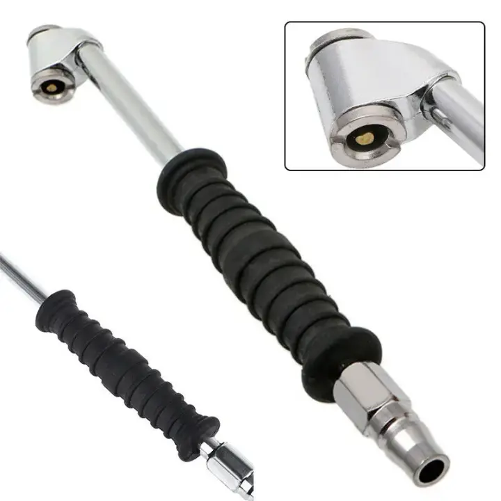 Bomba De Presión Alta Para Ruedas De Coche Doble Cabeza Chuck Válvula Herramienta Inflable Para Bicicletas Automóviles Motos Vehículos Off-Road - 1