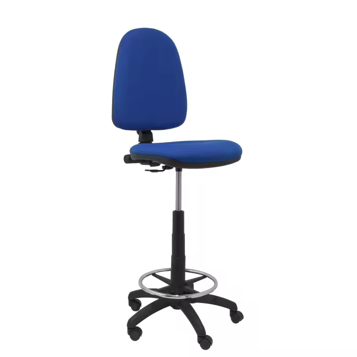 Piqueras Y Crespo y Crespo Taburete Ergonómico Regulable con Aro Reposapiés Cromado - 1